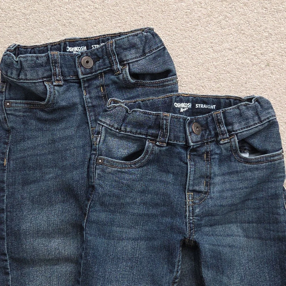 Never Worn OshKosh B'gosh Kids' Dark Blue Jeans (2 pairs)